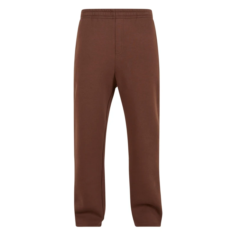 Image of Build Your Brand Mens Fluffy Jogging Bottoms in Brown Size: XS Brown Male XS