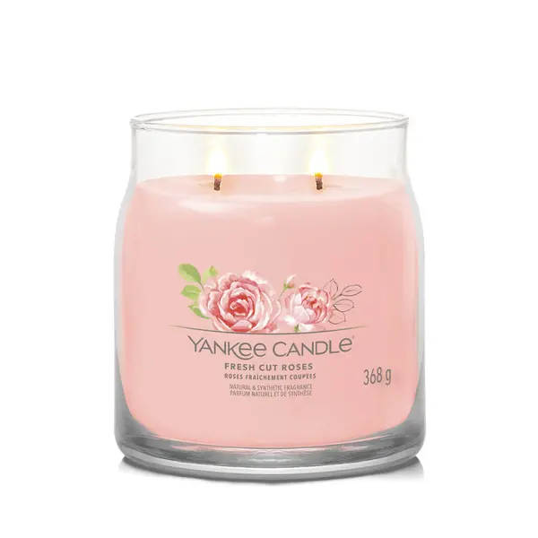 Image of Yankee Candle Fresh Cut Roses Scented Candle 368g