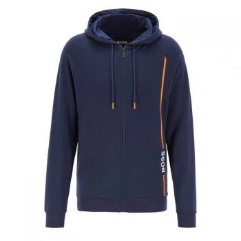 Image of Hugo Boss Fashion Zip Through Hoodie Navy/Orange 402 Size L Men