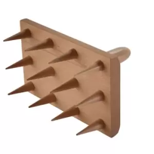 Image of Draper Heritage Wooden Multi-Seed Tray Dibber with 12 Prongs,120mm x 200mm