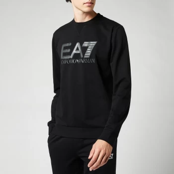 Image of Emporio Armani EA7 Visibility Logo Sweatshirt Black Size XL Men