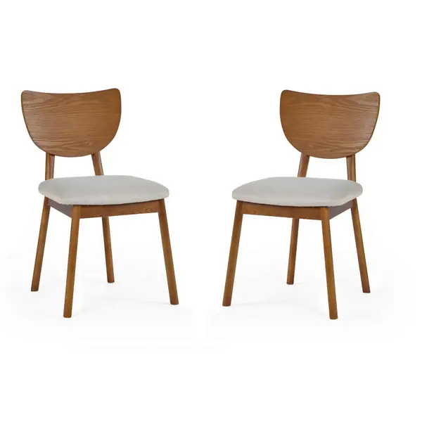 Image of Julian Bowen Set Of 2 Lowry Dining Chairs LOW003