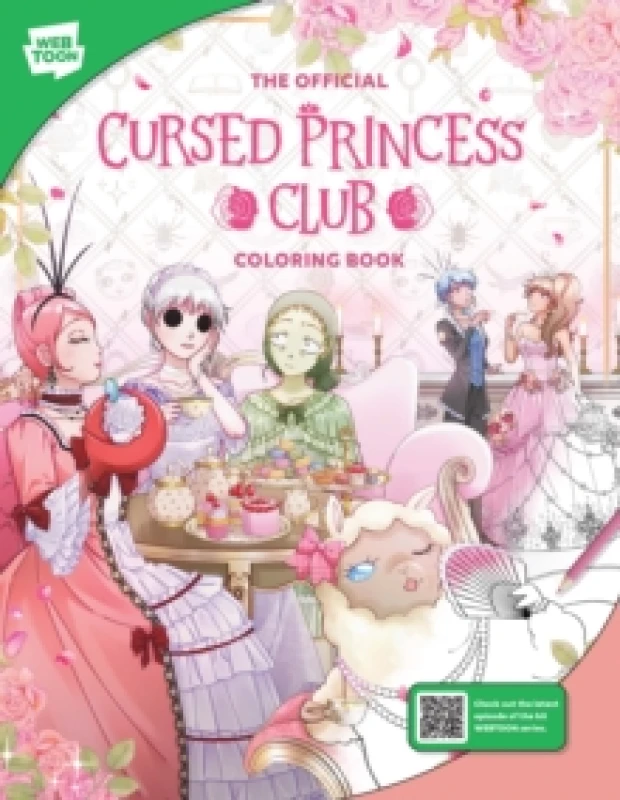Image of The Official Cursed Princess Club Coloring Book. Paperback. By LambCat, WEBTOON Entertainment, Walter Foster Creative Team Books