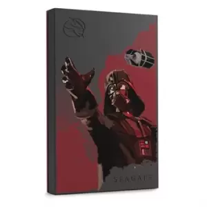 Image of Seagate Game Drive Darth Vader Special Edition FireCuda external hard drive 2000GB Black Red