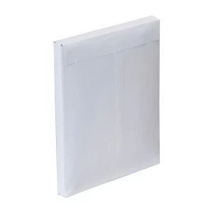 Image of Plus Fabric Peel and Seal Gusset Envelopes 25mm 120gm2 White 381mm x 254mm 1 x Pack of 100
