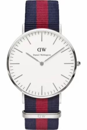 Image of Mens Daniel Wellington Oxford Silver 40mm Watch DW00100015