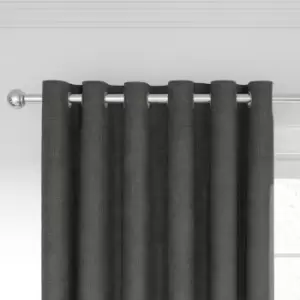 Image of Nalu Nicole Scherzinger Kalo Lined Curtains 66" x 72", Charcoal