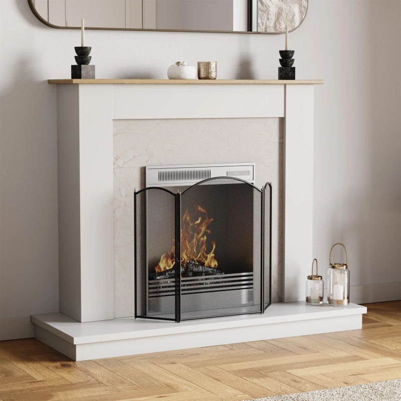 Image of Lassic Fire Vida Selby 3 Panel Fire Guard Black unisex 3 Panel