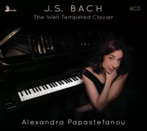 Image of JS Bach The Well-tempered Clavier by Johann Sebastian Bach CD Album
