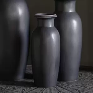 Image of Crossland Grove Lucera Vase Small 135X135X335Mm Grey