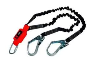 Image of Protecta Twin Leg Shock Absorb Web Lanyard 1.5M