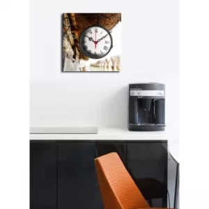 Image of 2828CS-7 Multicolor Decorative Canvas Wall Clock