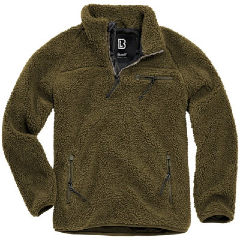 Image of Brandit Fleece Sweatshirt Sweatshirt olive 5XL Men