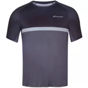 Image of Babolat Compete Crew Neck T Shirt - Blue