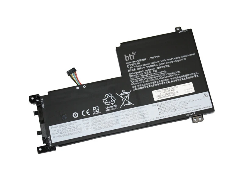 Image of BTI BTI L19M3PF6 compatible 55Wh 3-cell battery for Lenovo IDEAPAD 5 15ABA7 L19M3PF6-BTI