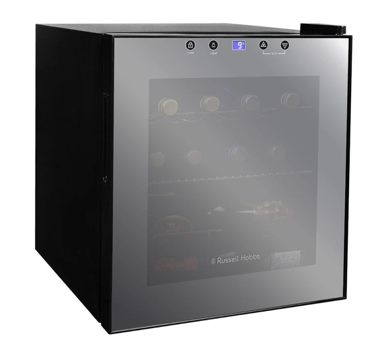 Image of Russell Hobbs RH15WC201MR Wine Cooler - Black Mirror, Black 5056233838663