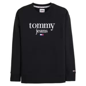 Image of Modern Corp Sweatshirt with Embroidered Logo and Crew Neck in Cotton Mix