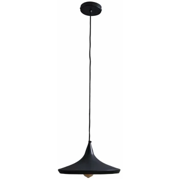 Image of Minisun - Modern Matt Black Ceiling Light Fitting - No Bulb