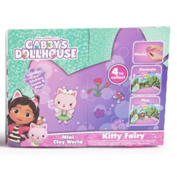 Image of Gabby's Dollhouse Kitty Fairy Mini Clay World
