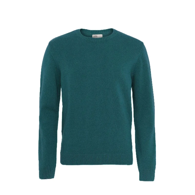 Image of Colorful Standard Pullover Colorful Standard Merino Wool Ocean Green Vert Unisex XS