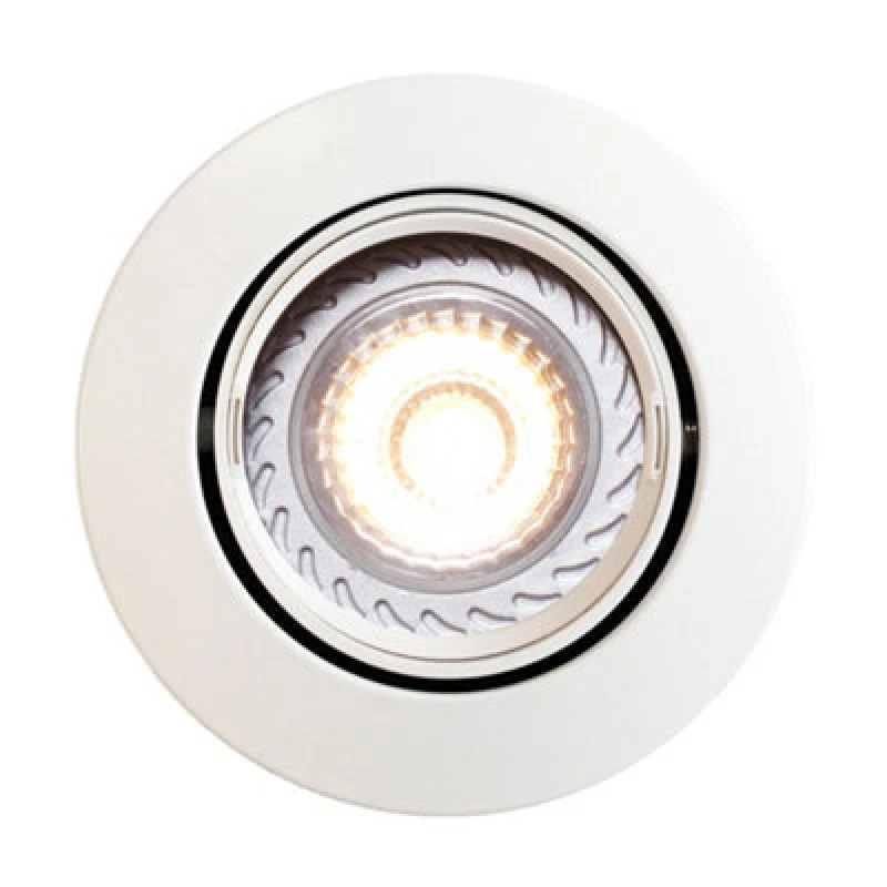 Image of Nordlux Mixit Outdoor Plastic Downlight Insulation Safe White,mains
