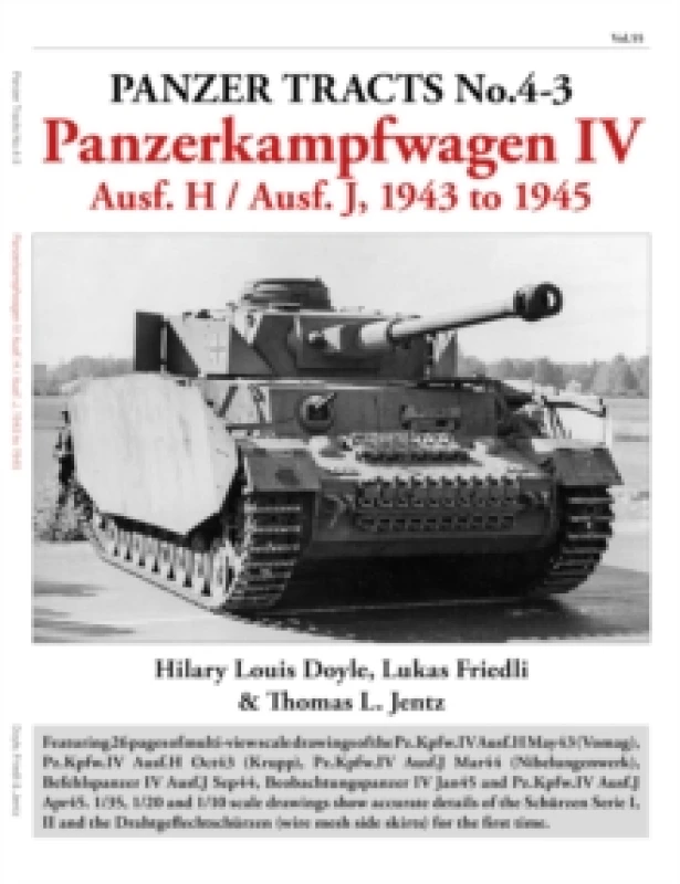 Image of Panzer Tracts No. 4-3: Panzerkampfwagen IV Ausf.H and J Paperback / softback