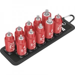 Image of Wera Belt B VDE 1 Zyklop 05004930001 Bit set 10 Piece 3/8