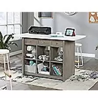 Image of Teknik Crafting Desk 5427456 Brown 1,544 x 762 x 914 mm