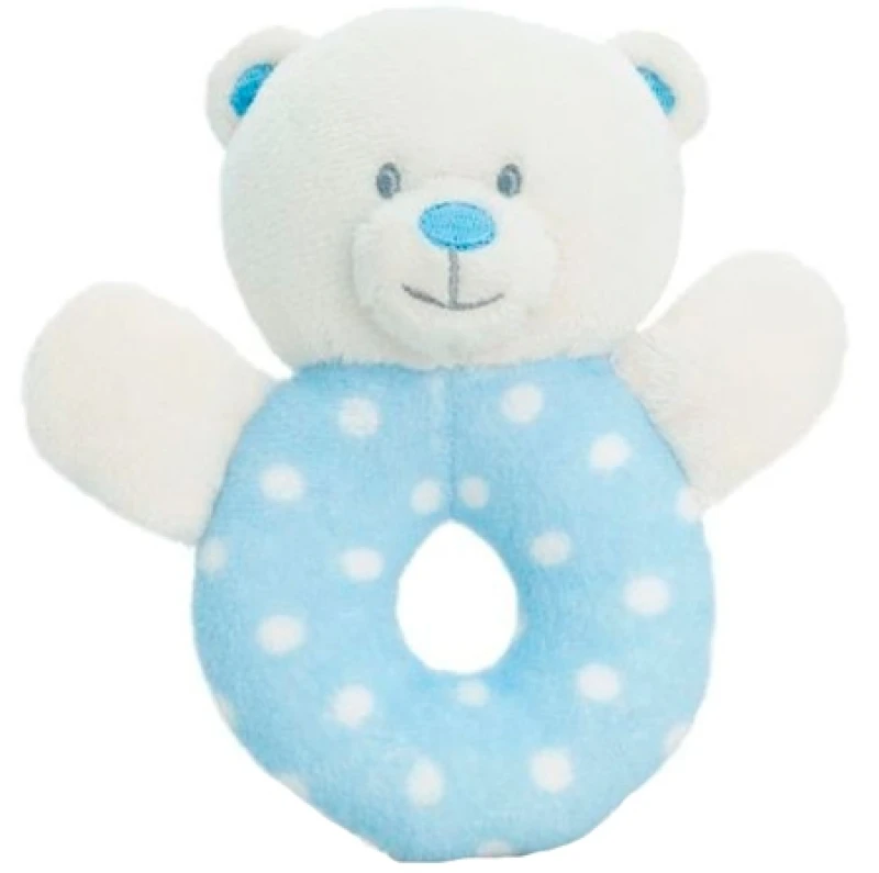 Image of Keel Toys Teddy Bear Rattle SN0769PNK