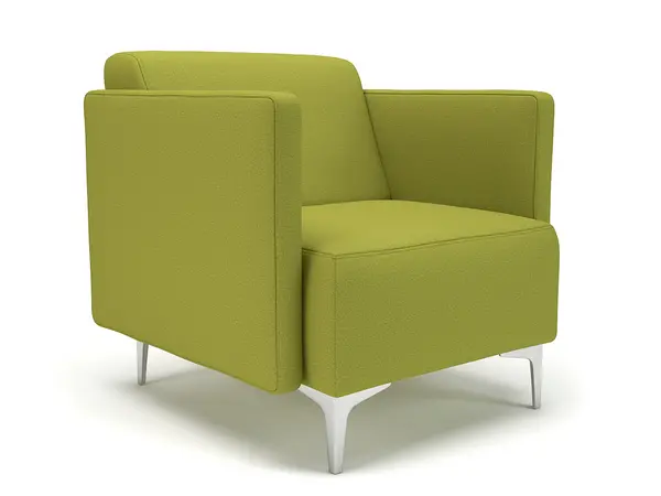 Image of Dynamic Office Solutions Napa Slim Arm 75cm Wide Armchair in Warwick Dolly Fabric NSS05927