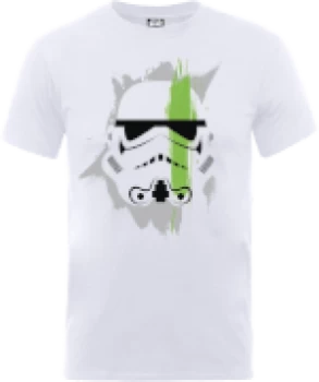 Image of Star Wars Paintstroke Stormtrooper T-Shirt - White - M