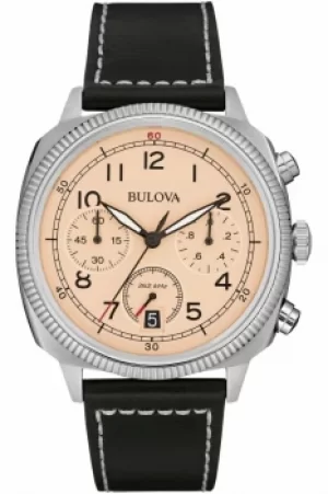 Image of Mens Bulova Military UHF Chronograph Watch 96B231