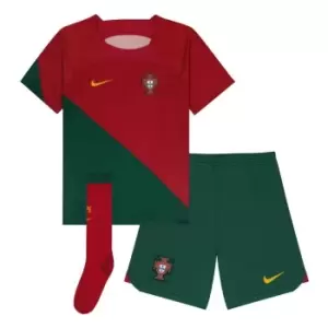 Image of Nike 2022/23 Home Little Kids Nike Soccer Kit - Red