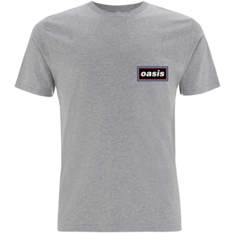 Image of Oasis Oasis Men Lines T-Shirt in Grey Size: large Grey L Male 5063238364516