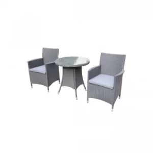 Image of Cannes Ebony 2 Seater Bistro Set