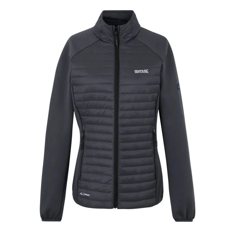 Image of Womens hybrid hiking jacket Regatta Clumber Gris Female 38