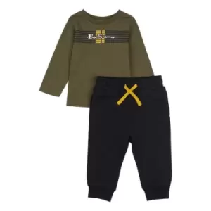 Image of Ben Sherman Ben Brcde LS T & Jg Bb99 - Green