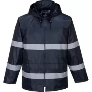 Image of Portwest Classic Iona Mens Rain Jacket Navy L