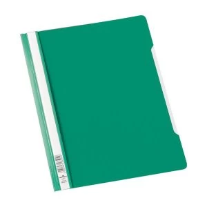 Image of Durable Clear View A4 Plastic Folder Plastic Green - 1 x Pack of 50 Folders