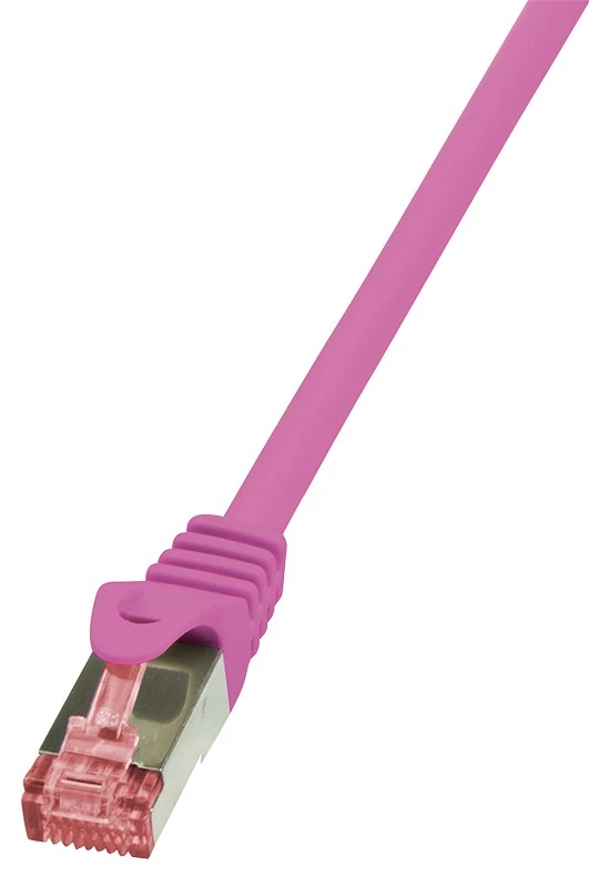 Image of LogiLink Cat.6 S/FTP. 5m networking cable Pink Cat6 S/FTP (S-STP)