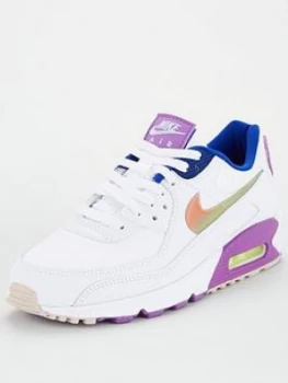 Image of Nike Air Max 90 Se - White/Purple