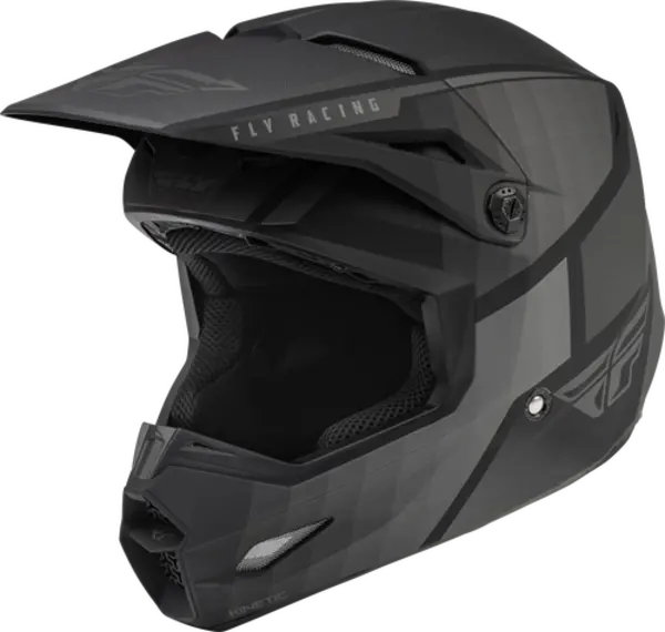 Image of FLY Racing Kinetic Drift Black Charcoal Offroad Helmet Size 2XL