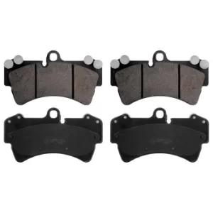 Image of Brake Pad Set ADV184247 by Blue Print front axle