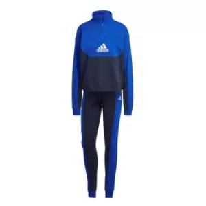 Image of adidas Half-Zip and Tights Tracksuit Womens - Blue