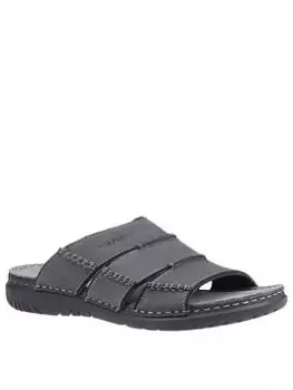 Image of Hush Puppies Cameron Sandals - Black, Size 10, Men
