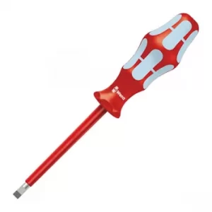 Image of Wera 05022731001 3160 i VDE Stainless Steel Slotted Screwdriver 4mm