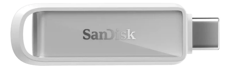 Image of SANDISK USB Type-C Memory Stick - 256GB, White,Silver/Grey 619659216702
