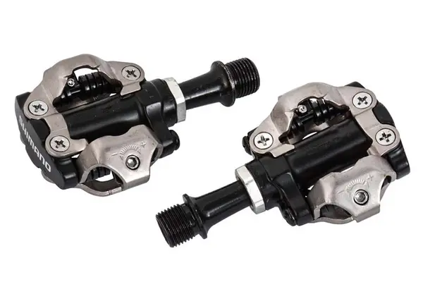 Image of Shimano M540 SPD Mountain Bike Pedals in Silver