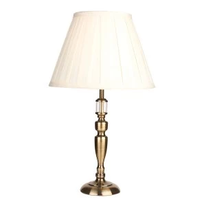 Image of Village At Home Margot Metal Table Lamp - Brass