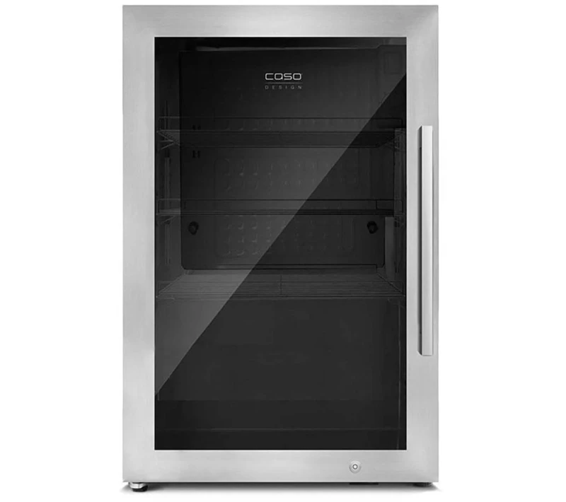Image of CASO Design Indoor & Outdoor Drinks Cooler - Stainless Steel, Left Door Hinge, Stainless Steel 4038437007015